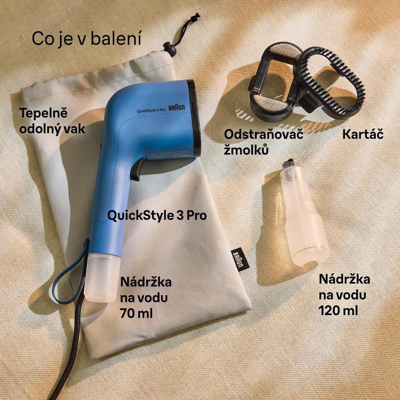 Ruční napařovač Braun QuickStyle 3 Pro GS3024.BL